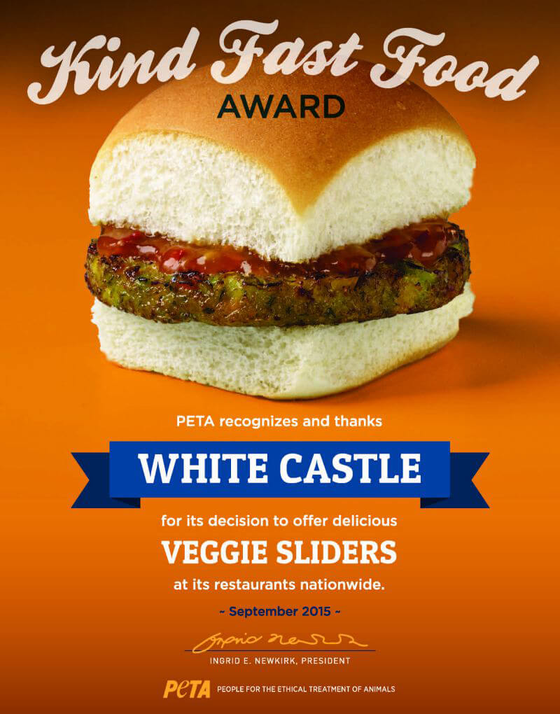 white castle vegan